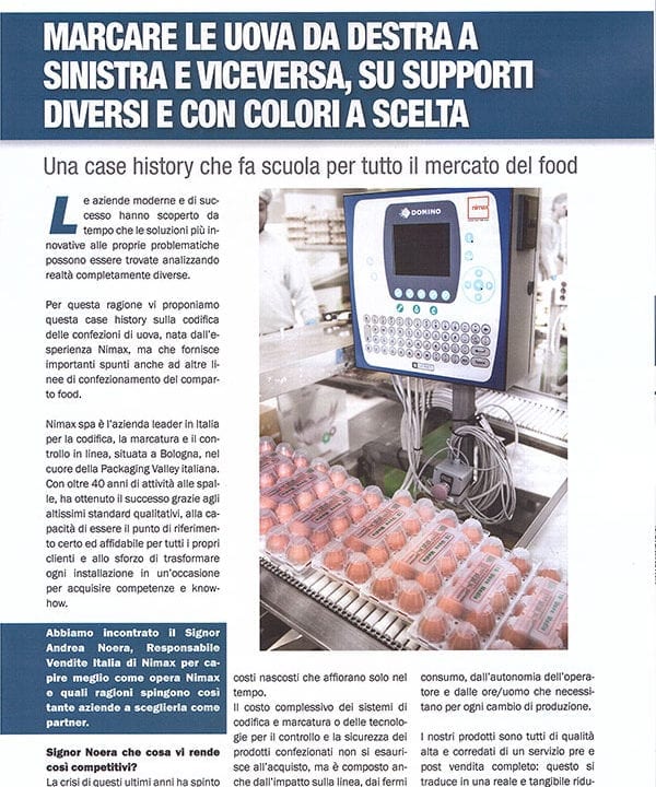 marcare le uova