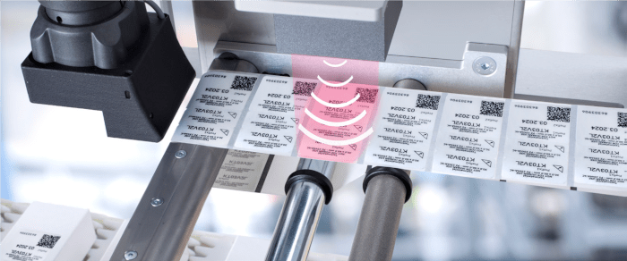 controllo qualità dell'etichetta codifica