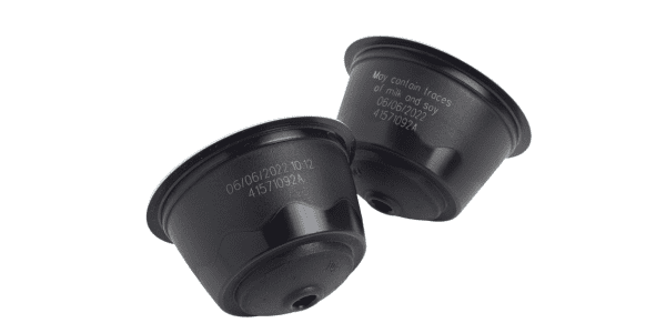 codifica laser su capsule caffè